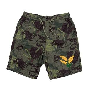Scotch and‎ Soda Shorts Mens 30 The Fave Printed Camo Drawstring Embroidery